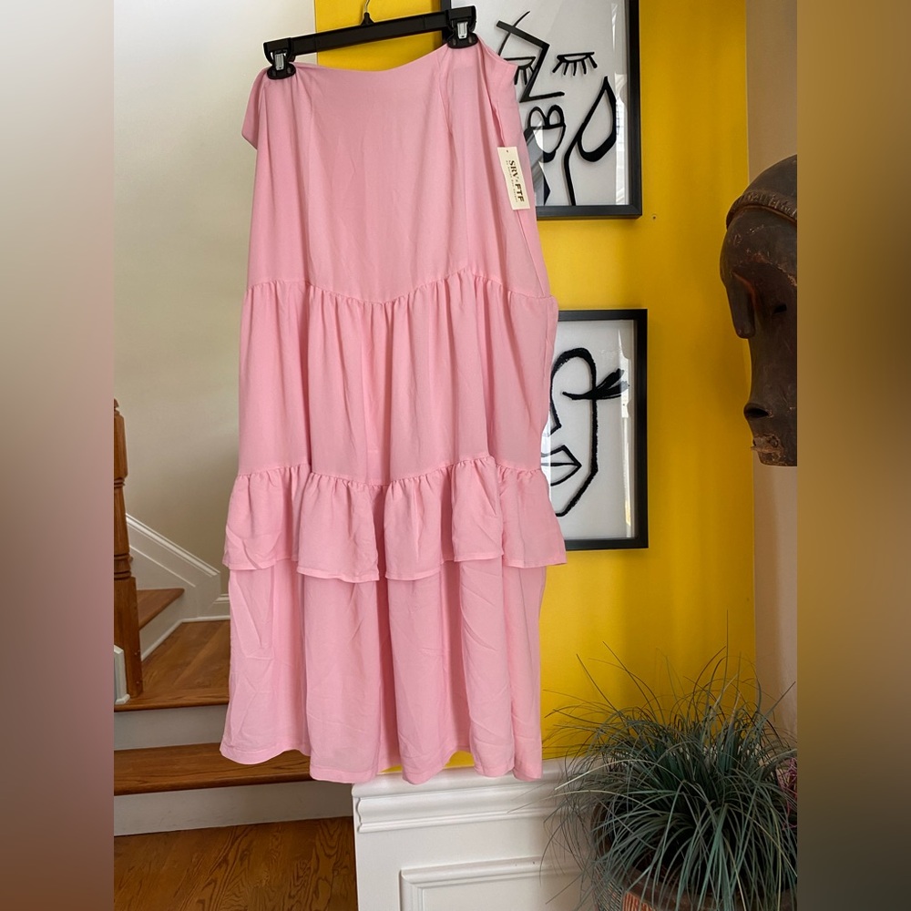 FTF Tiered Ruffle Maxi Skirt NWT Size 2X